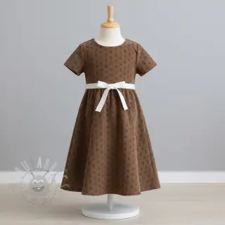 Vakosametti STRETCH Little bunny taupe