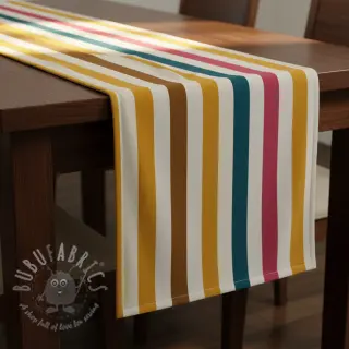 Sisustuskangas Stripes multicolour design B