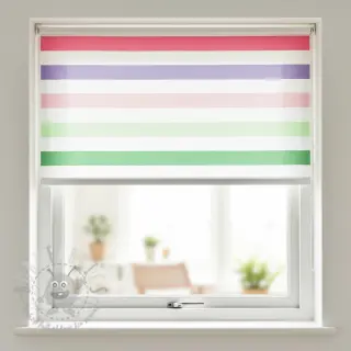 Sisustuskangas Stripes multicolour design C