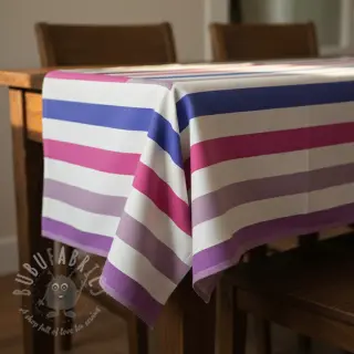 Sisustuskangas Stripes multicolour design A