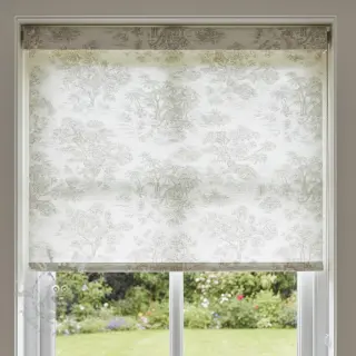 Sisustuskangas jacquard MACASSAR alover lin