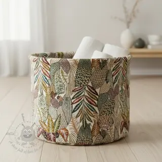Sisustuskangas jacquard Egypte blanc