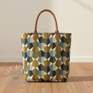 Sisustuskangas jacquard Mustang blue