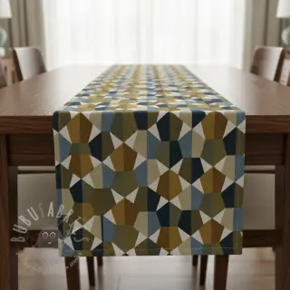 Sisustuskangas jacquard Mustang blue