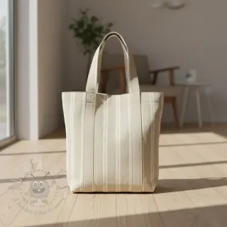 Sisustuskangas jacquard LINEN LOOK Etretat lin