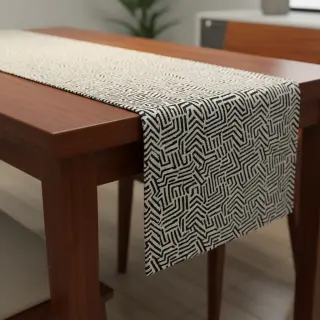Dekoračná látka jacquard Mesopotamie allover graphite