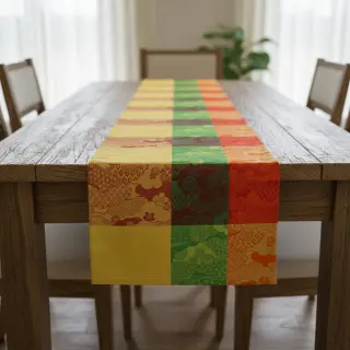 Dekoračná látka FRENCH TABLE CLOTH JACQUARD Niwa allover summer