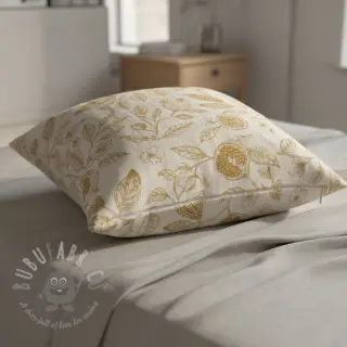 Sisustuskangas RUSTIC VINTAGE PRINT Granata peanut