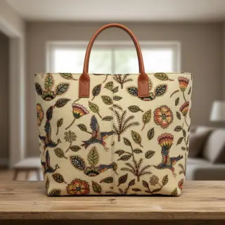 Dekoračná látka GOBELIN PREMIUM Primal Birdscape Art design B