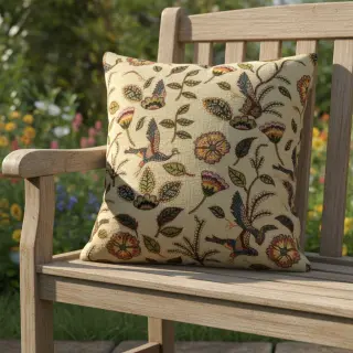 Dekoračná látka GOBELIN PREMIUM Primal Birdscape Art design B