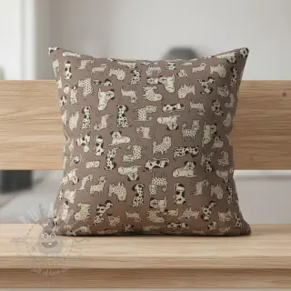 Sisustuskangas Linenlook premium Dog Wildlife Art