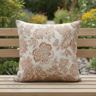 Sisustuskangas Ceylan terracotta