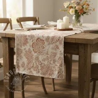 Sisustuskangas Ceylan terracotta