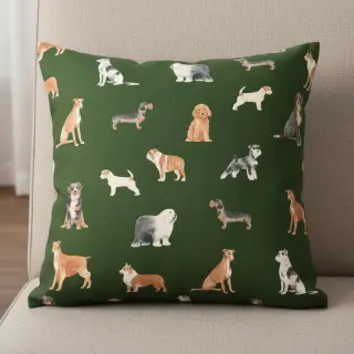 Dekoračná látka premium Dog Breed Mix
