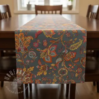 Sisustuskangas jacquard Inaya ciel