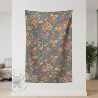 Sisustuskangas jacquard Inaya ciel