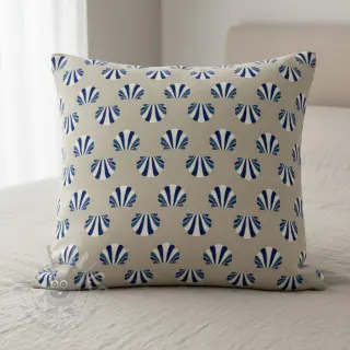 Sisustuskangas Linenlook Seashell blue