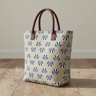 Sisustuskangas Linenlook Seashell blue