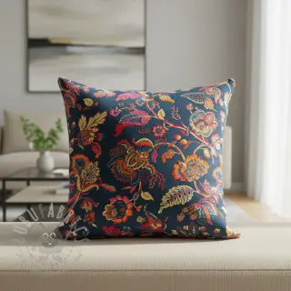 Sisustuskangas jacquard Inaya bleu