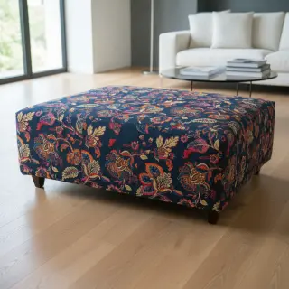 Dekoračná látka jacquard Inaya bleu