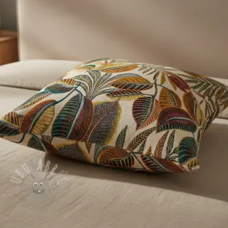 Sisustuskangas jacquard Cacao allover multico