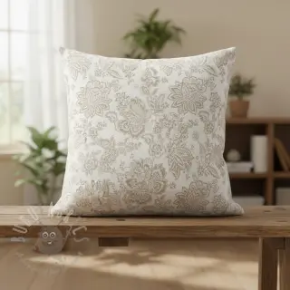 Sisustuskangas jacquard Jacobean lin