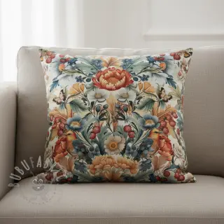 Sisustuskangas Linenlook Bloom Fruit Paradise digital print
