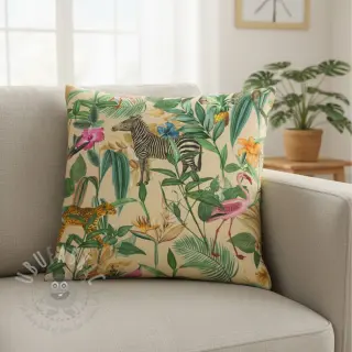 Sisustuskangas premium Tropical Jungle Dream digital print