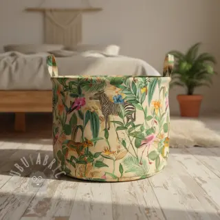 Sisustuskangas premium Tropical Jungle Dream digital print