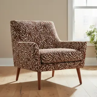 Dekoračná látka jacquard Anthéa terracotta