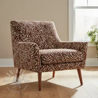 Sisustuskangas jacquard Anthéa terracotta