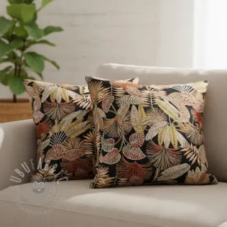 Sisustuskangas jacquard Mayorque noir