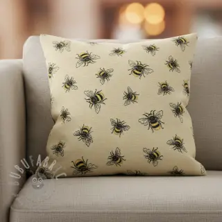 Sisustuskangas GOBELIN PREMIUM Bumble Bee Family