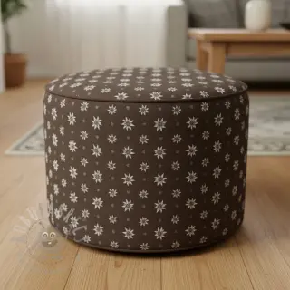 Sisustuskangas jacquard DOUBLE FACE Landhaus Edelweiss taupe