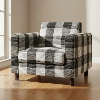 Sisustuskangas jacquard TWEED allover graphite