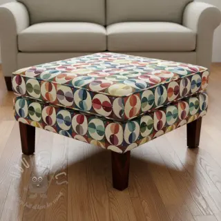 Sisustuskangas GOBELIN PREMIUM Graphic square circle