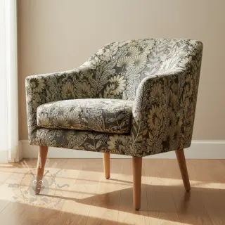 Sisustuskangas jacquard Boho leaves