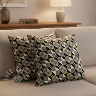Sisustuskangas jacquard Diamond cube luxury