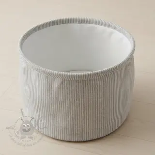 Sisustuskangas DOBBY Colored stripe grey