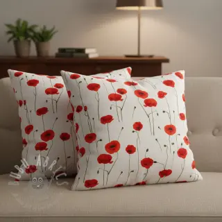 Sisustuskangas premium Poppy field
