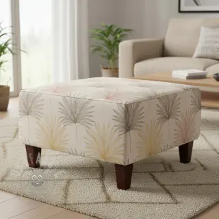 Sisustuskangas Luxury palm metallic premium