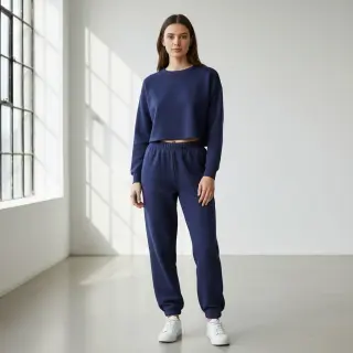 Teplákovina DENIM dark blue