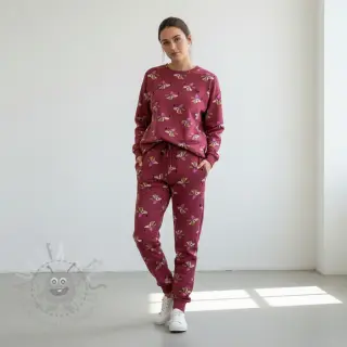Collegekangas Dogs and hearts red