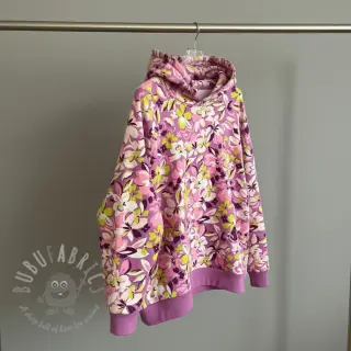 Collegekangas Bright flowers design pink lime