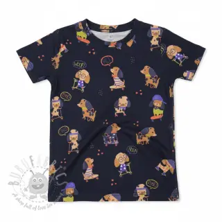 Neulos Dogs navy digital print