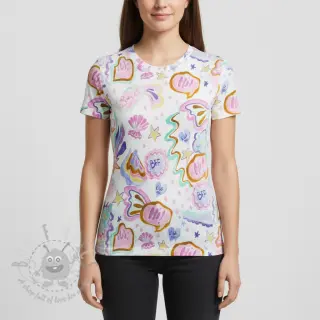 Neulos Shells white digital print