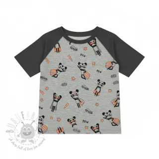 Neulos NEON Super heroes light grey melange