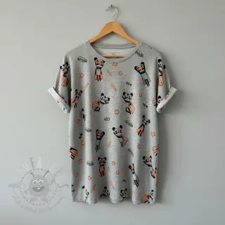 Neulos NEON Super heroes light grey melange