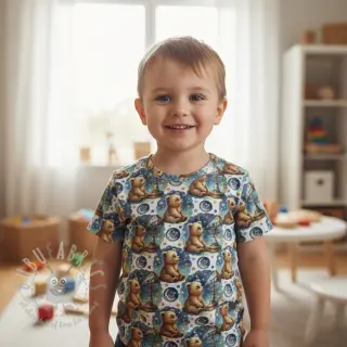 Neulos Mini animals design Ja digital print