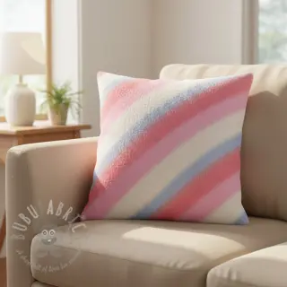 Tekoturkis Rainbow diagonal stripe